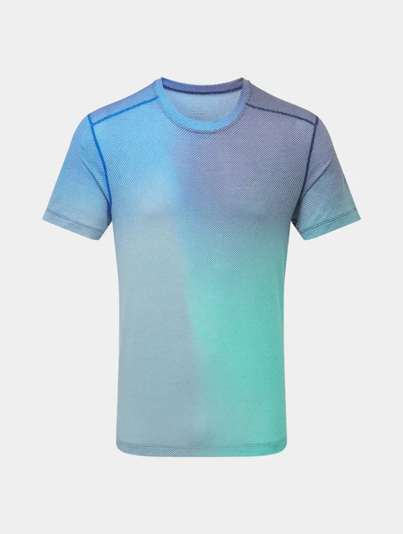 Ronhill M's Tech Golden Hour Tee DarkNavy/Laguna Merge