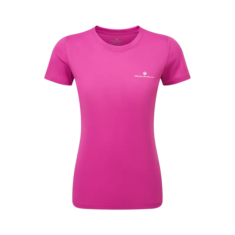 Ronhill W's Core S/S Tee Razzmataz/BrightWhite