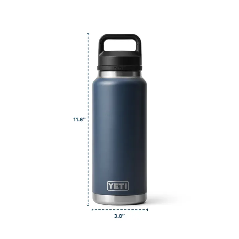 Yeti Rambler 36 Oz - 1L Bottle Chug Cap Black-5