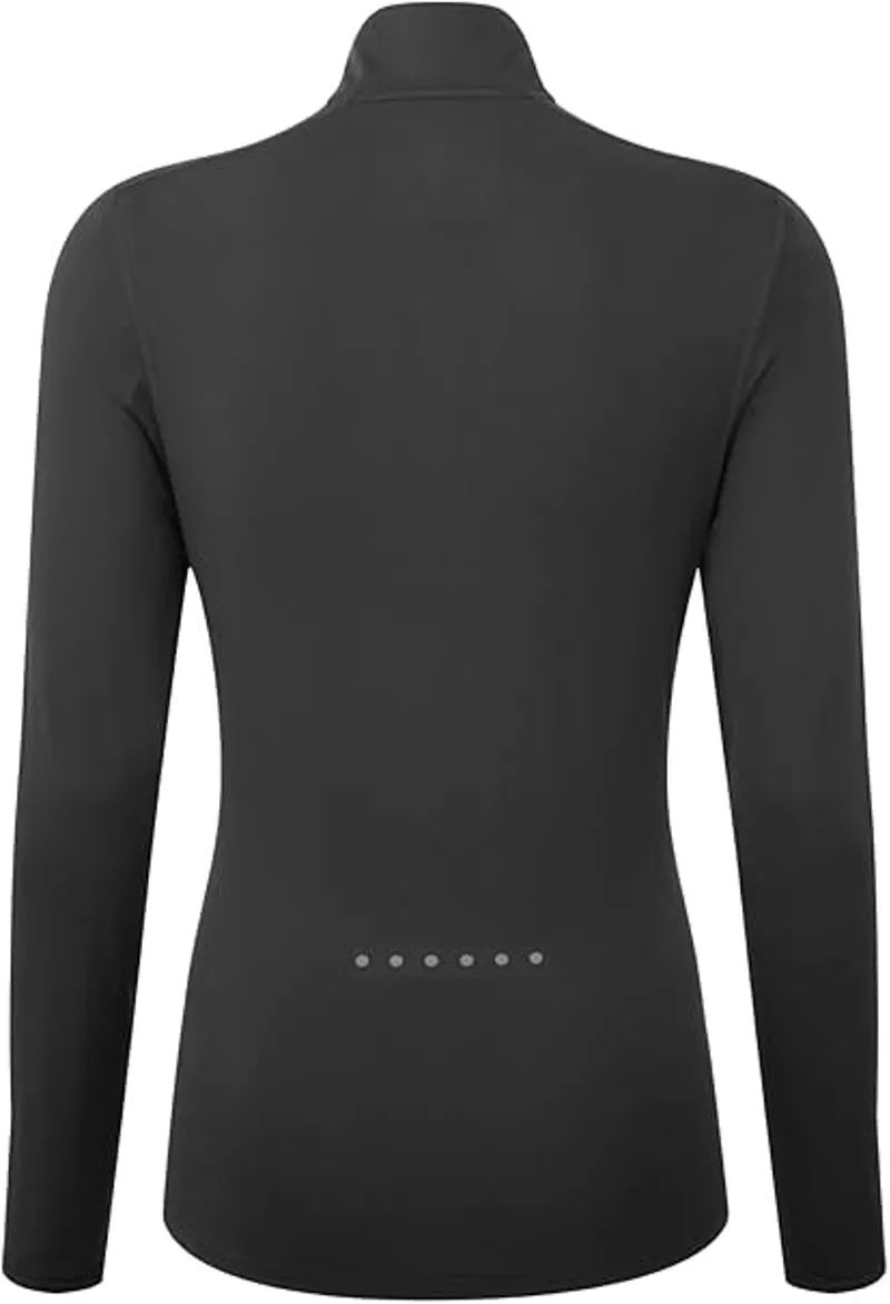 Ronhill W's Tech Prism 1/2 Zip Tee All Black-1
