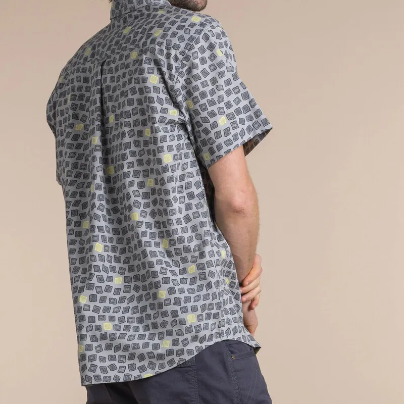 Sherpa Mens Doori Print Sleeve Shirt Kharani-1