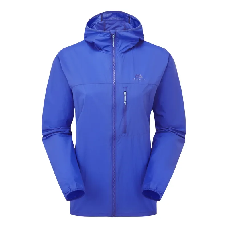 Mountain Equipment Women's Aerofoil Hooded Jacket -Vivid Blue