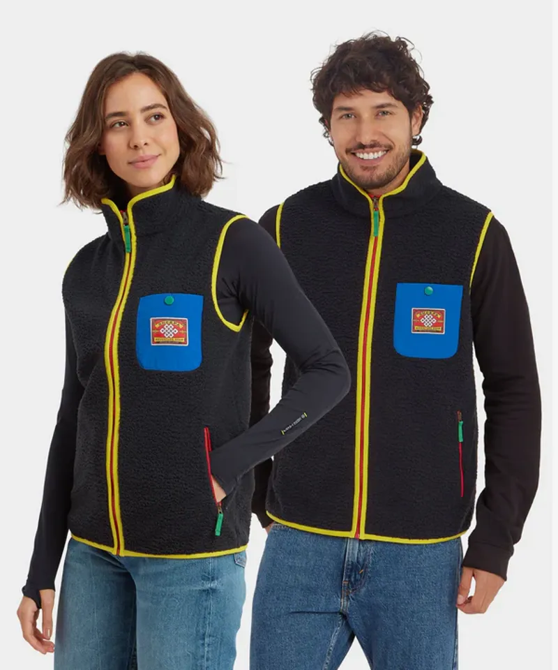 Sherpa Tarcho Vest - Unisex - Black-1