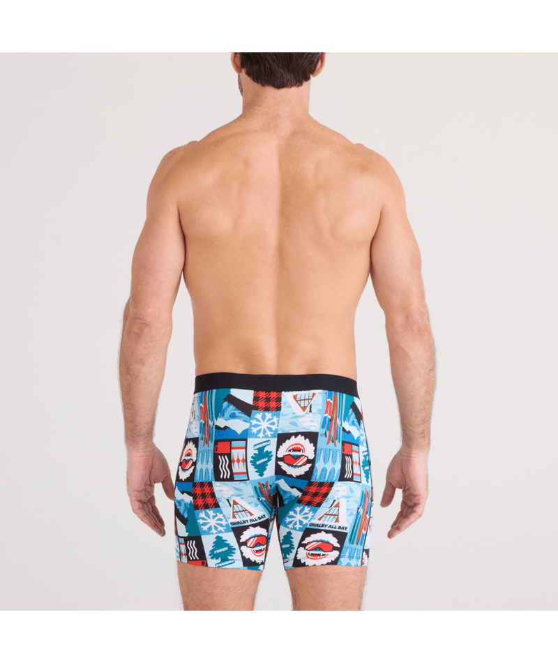 Saxx Daytripper Comfort Stretch Boxer Brief Fly Chalet All Day-Blue-2