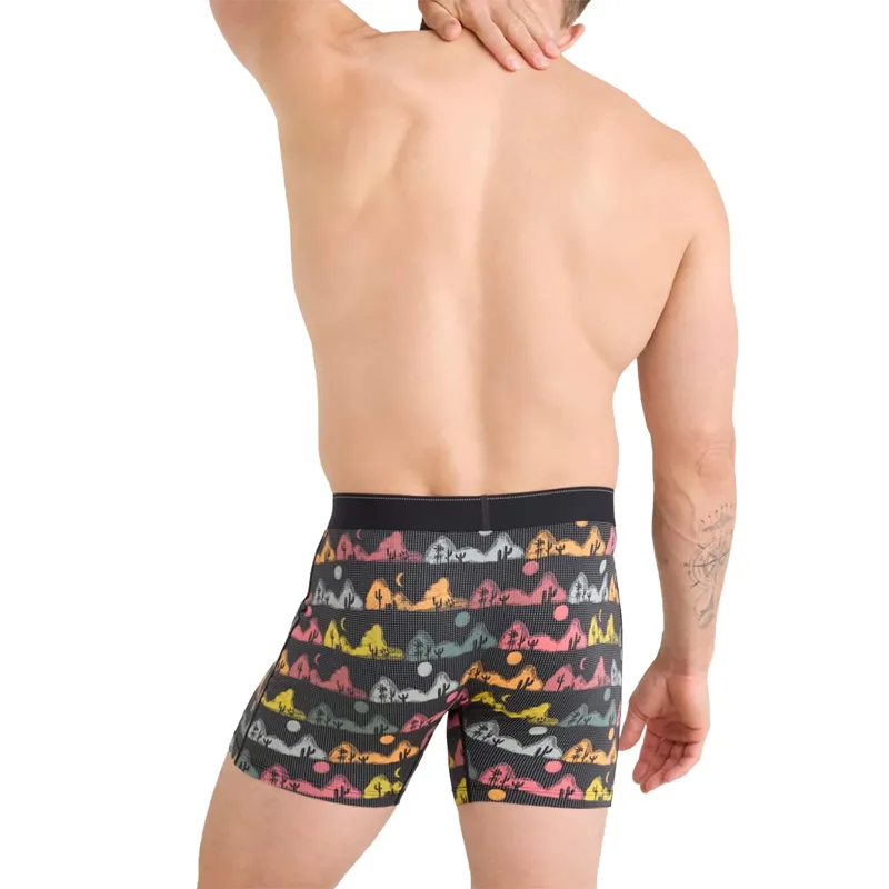 Saxx Quest Quick Dry Mesh Bb Fly-Mesa Nightfall-Black-1