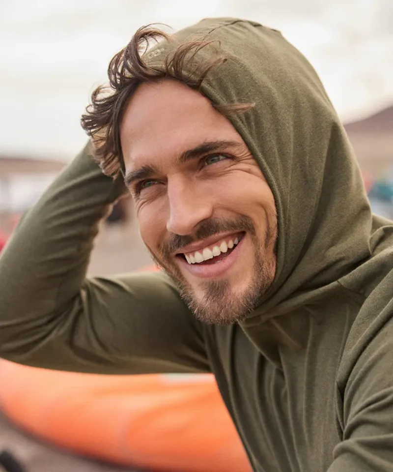 Sherpa Men's Bali Hoodie - Evergreen-3