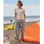 Sherpa Women's Palmo Ankle Pull On Pant - Stormy Stripe