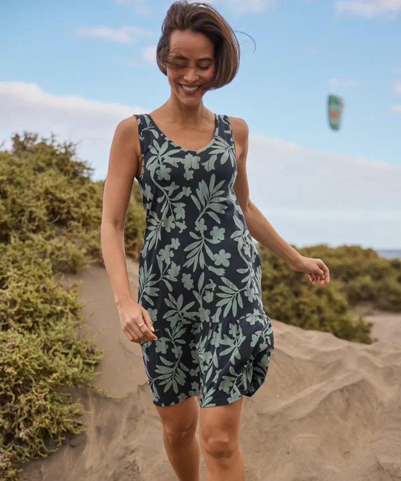 Sherpa Women's Neha Ruffle Dress - Black Gurans-1