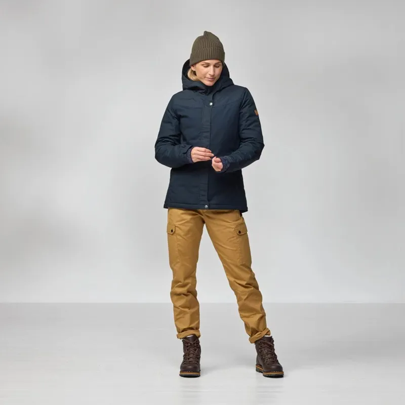 Fjallraven W's Stina Padded Jacket Black-2