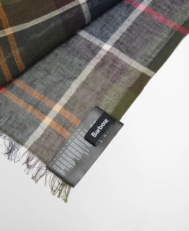 BARBOUR WELTON TARTAN SCARF - classic tartan-3
