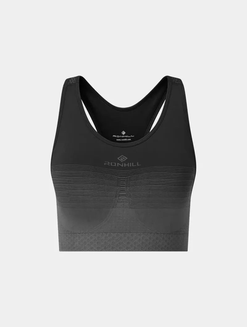 Ronhill Women's Seamles Bra Black/Carbon