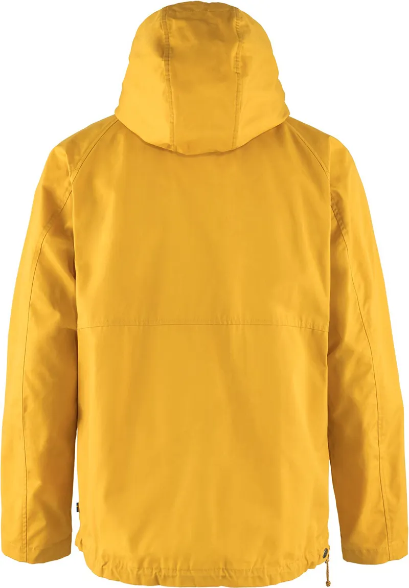 Fjallraven Mens Vardag Anorak in Mustard Yellow-1