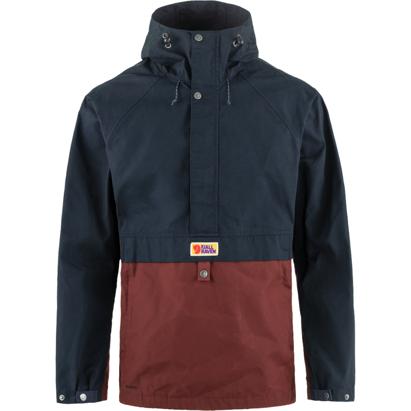 Fjallraven M's Vardag Anorak Dark Navy-Maroon