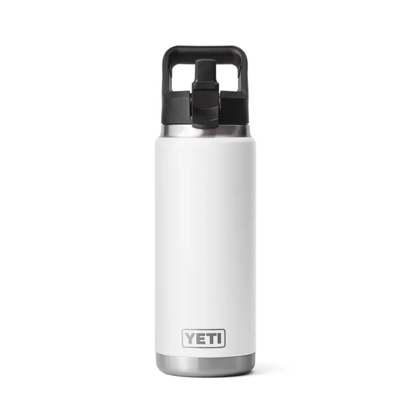 Yeti Rambler 26 Oz - 769ml Straw Bottle White-4