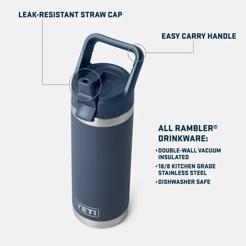 Yeti Rambler 18 Oz C Straw Bottle - Big Sky Summer Camp-3