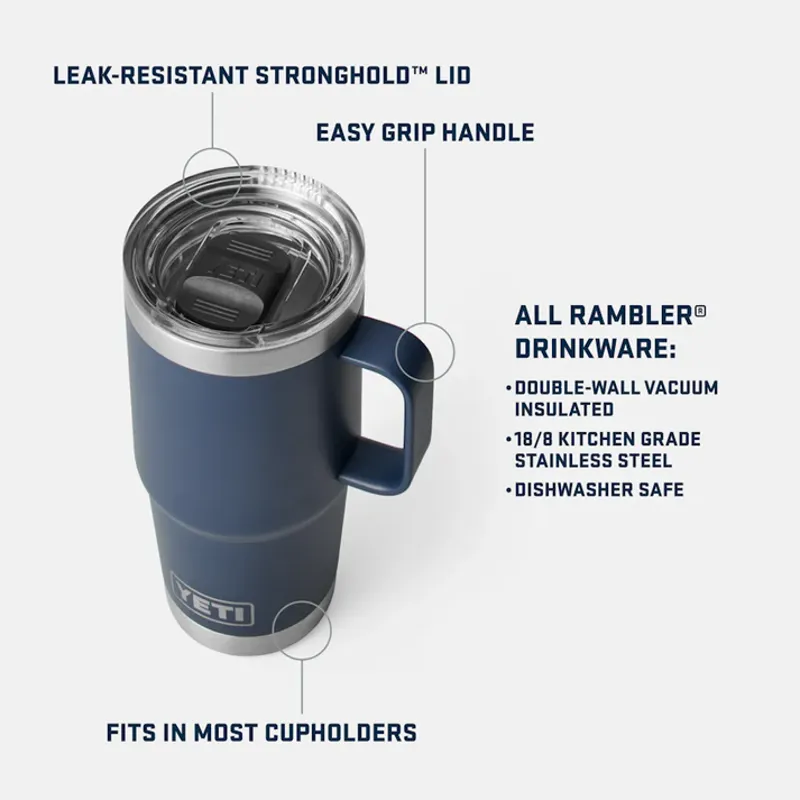 Yeti Rambler 20 Oz - 591ml Travel Mug King Crab-3