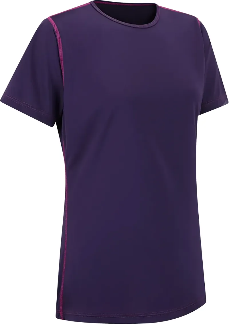 Paramo Women's Cambia Short Sleeved Crew Neck - Elderberry-1