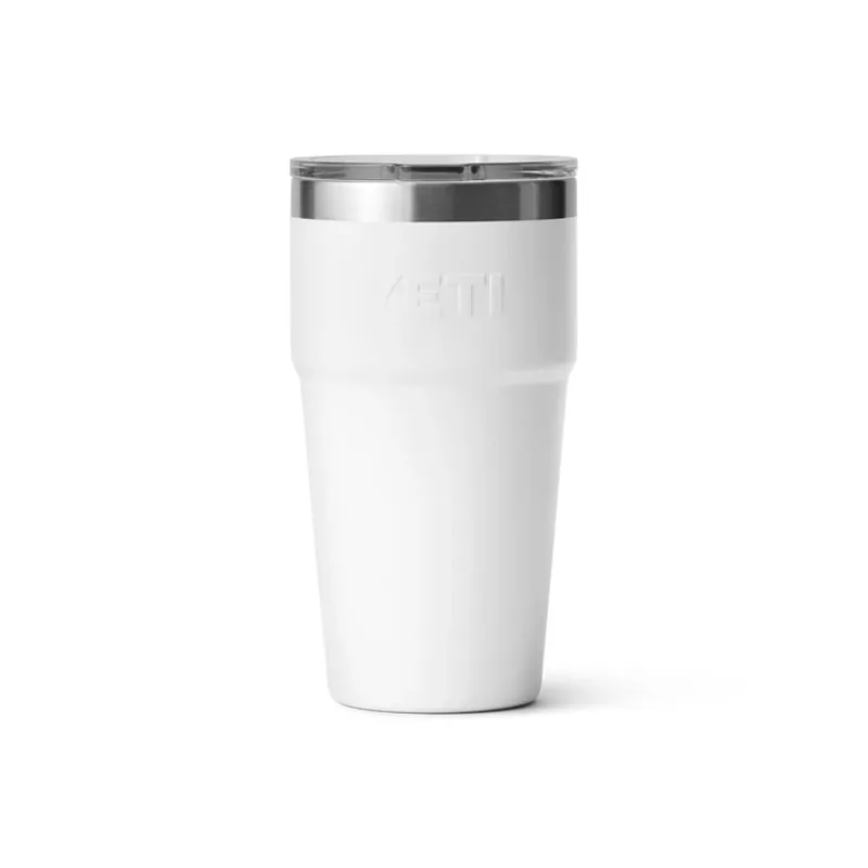 Yeti Rambler 20 Oz - 591ml Stackable Cup Mag Slider White-1