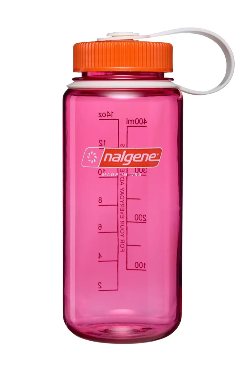 Nalgene Narrow Mouth 0.5L Tritan Renew Fuchsia Purple - Flame Cap