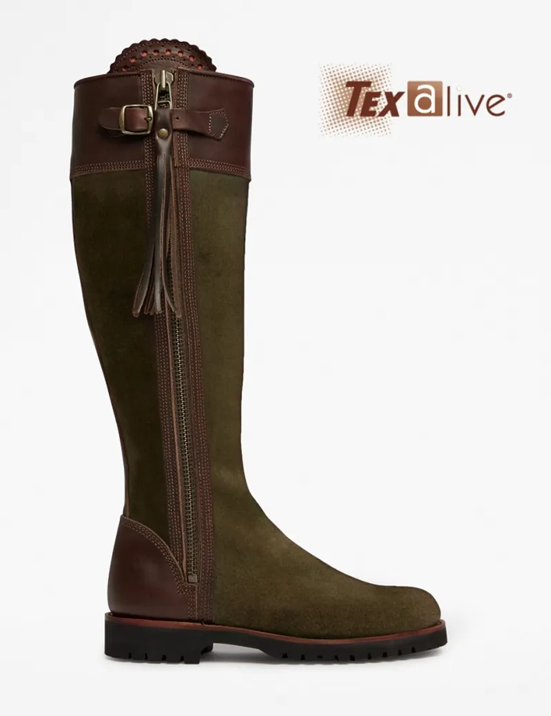 Penelope Chilvers Womens Inclement Long Tassel Boot Seaweed Conker