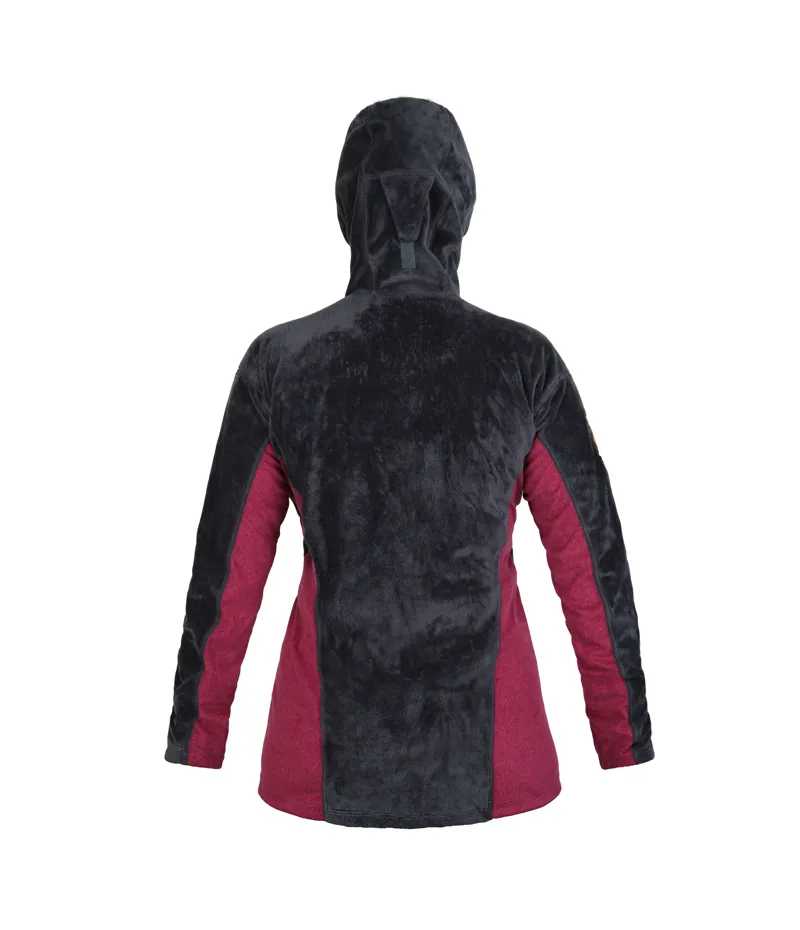 Paramo Women's Ventura Plus Fleece Dark Grey/Carmine-1