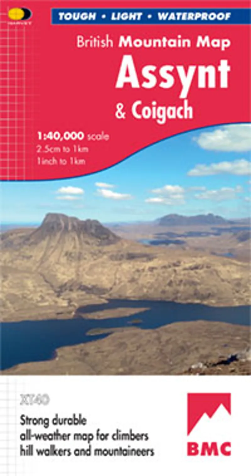 Harvey Assynt BMC Mountain Map