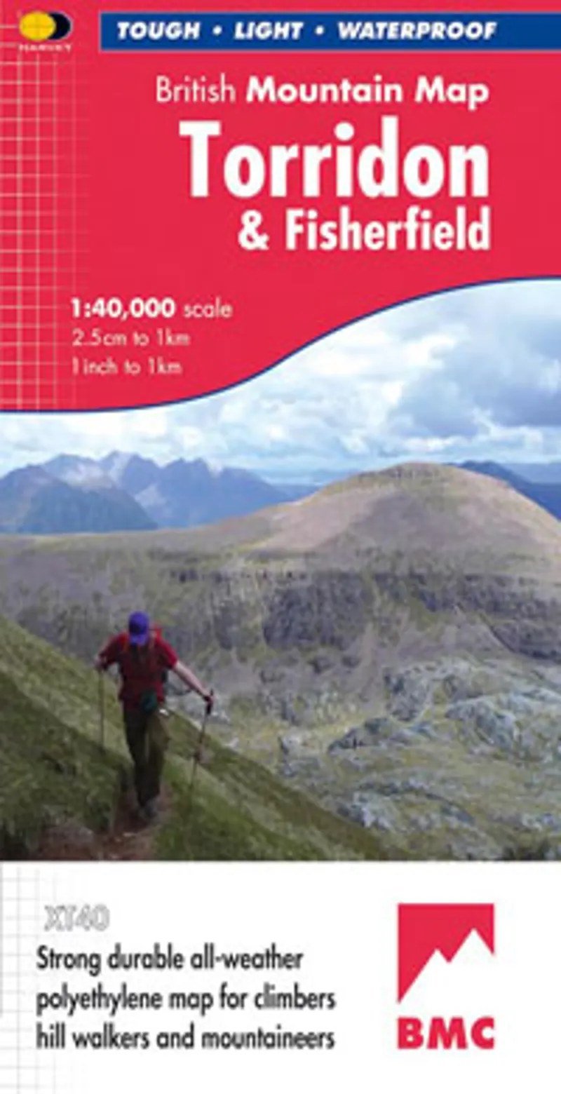 Harvey Torridon And Fisherfield BMC Mountain Map