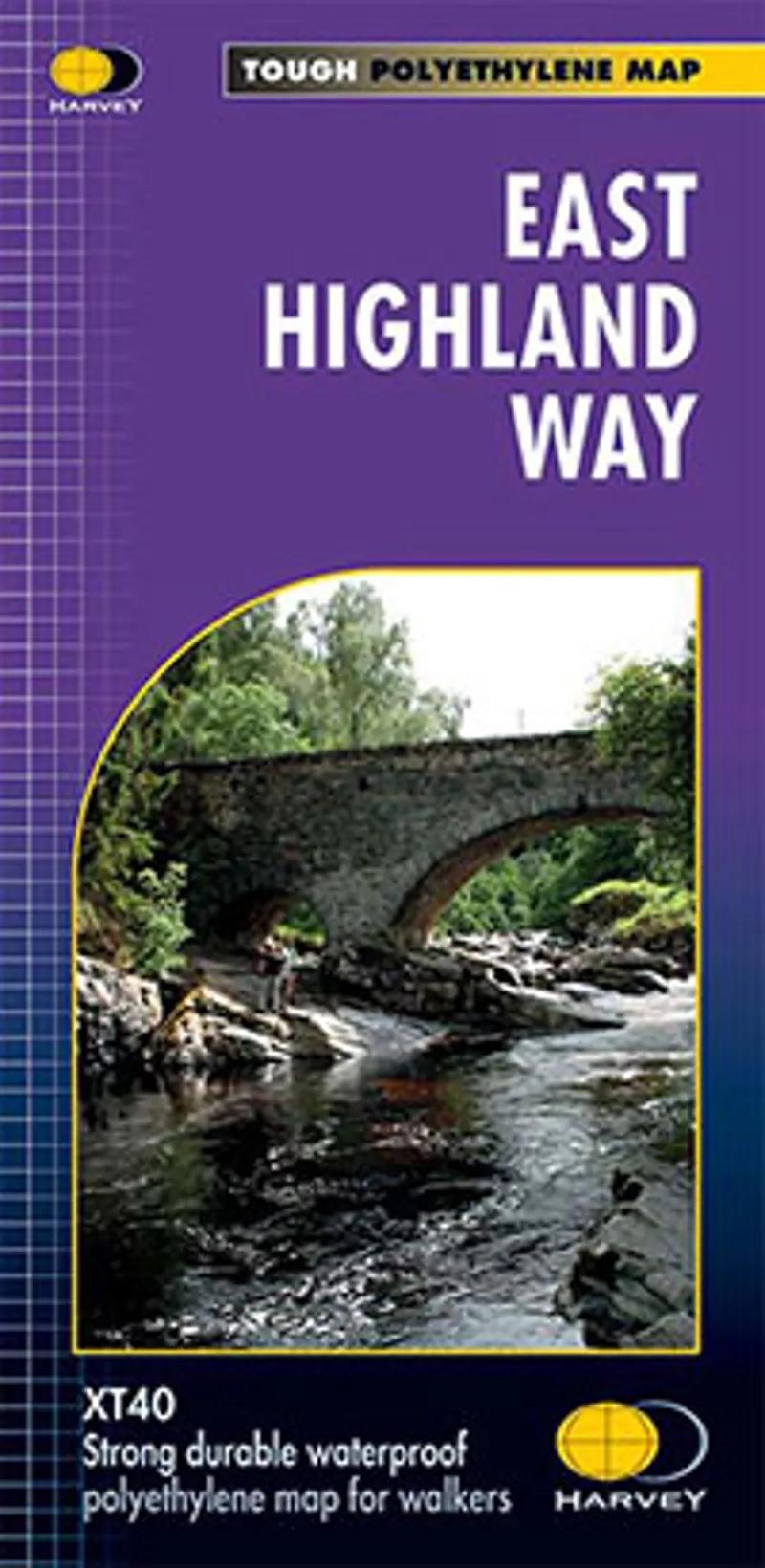 Harvey East Highland Way Map