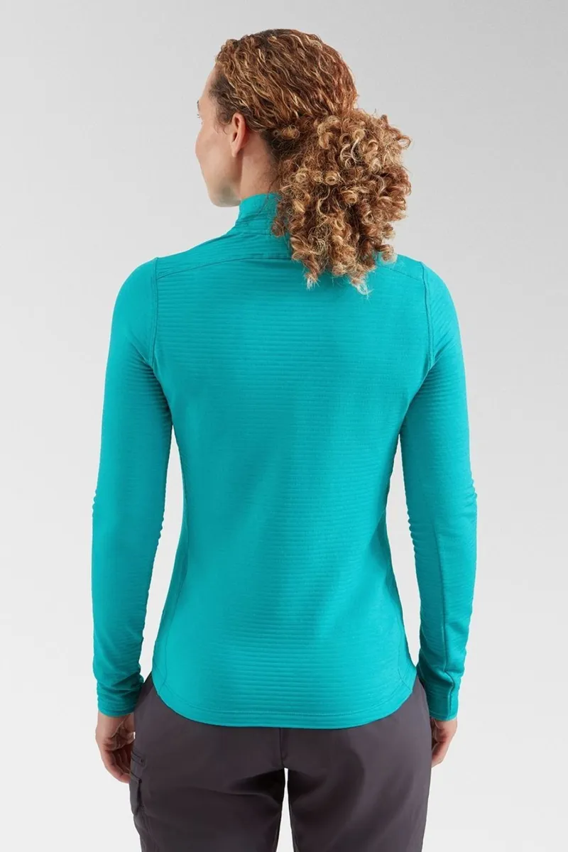 Mountain Equipment Women's Lumiko Zip T - Topaz-2
