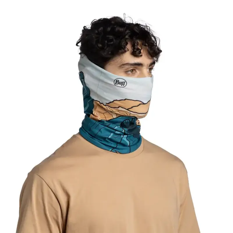 Buff CoolNet UV Neckwear in Nive Teal-3