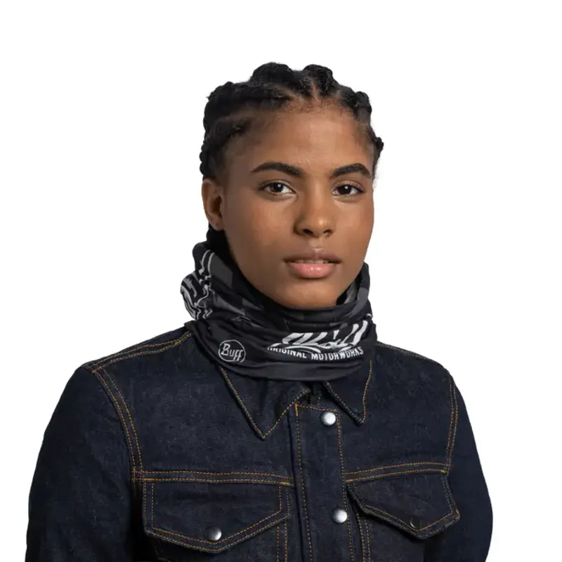 Buff Original EcoStretch Neckwear in Reit Black-2