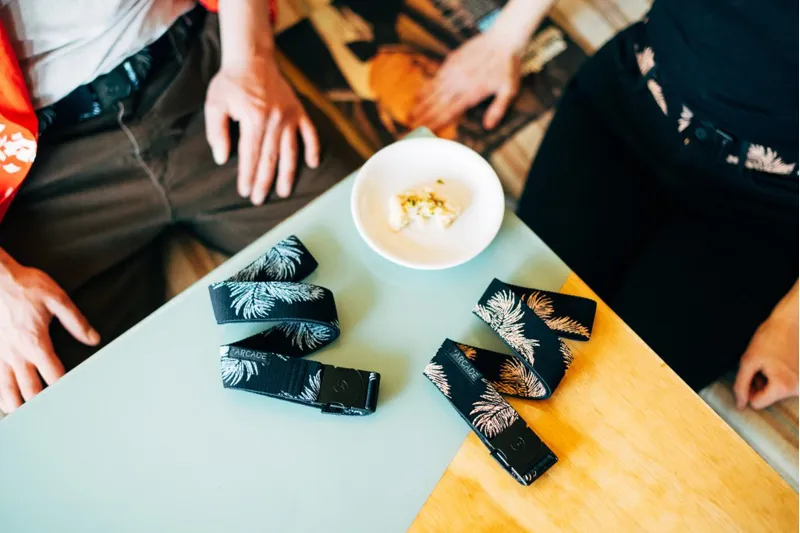 Arcade Ranger Belt Cantaloupe/Palms-4