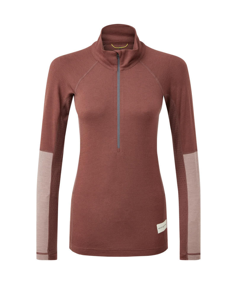 Artilect Women's Flatiron 185 1/4 Zip Andorra/Twilight Mauve