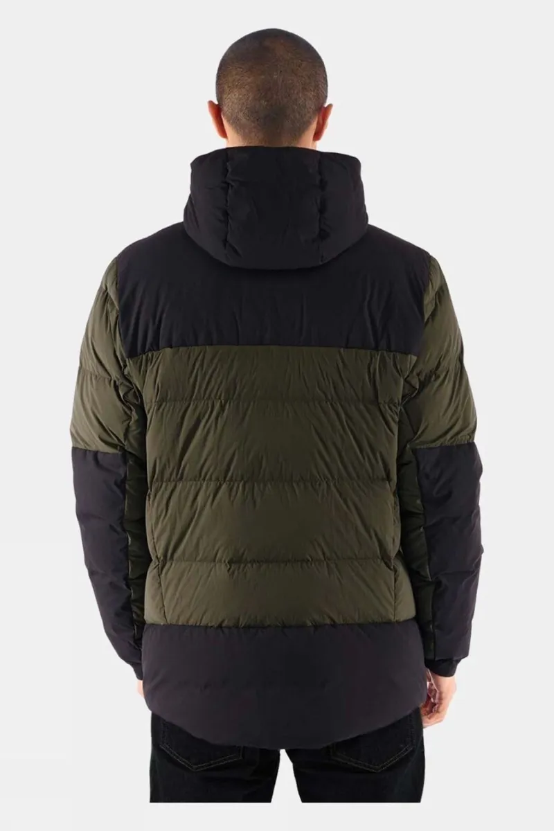 Artilect Men's High AF Down Stretch Parka - Fossil/Black-2