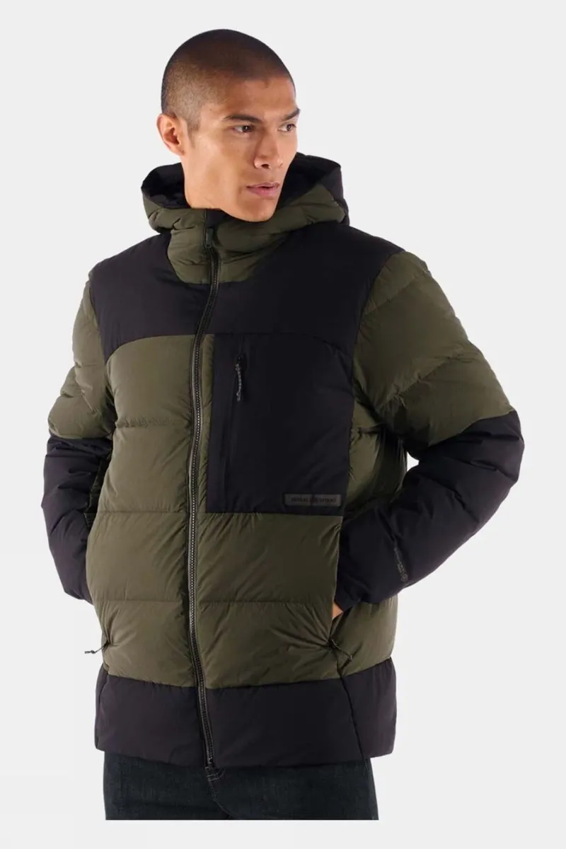 Artilect Men's High AF Down Stretch Parka - Fossil/Black-3