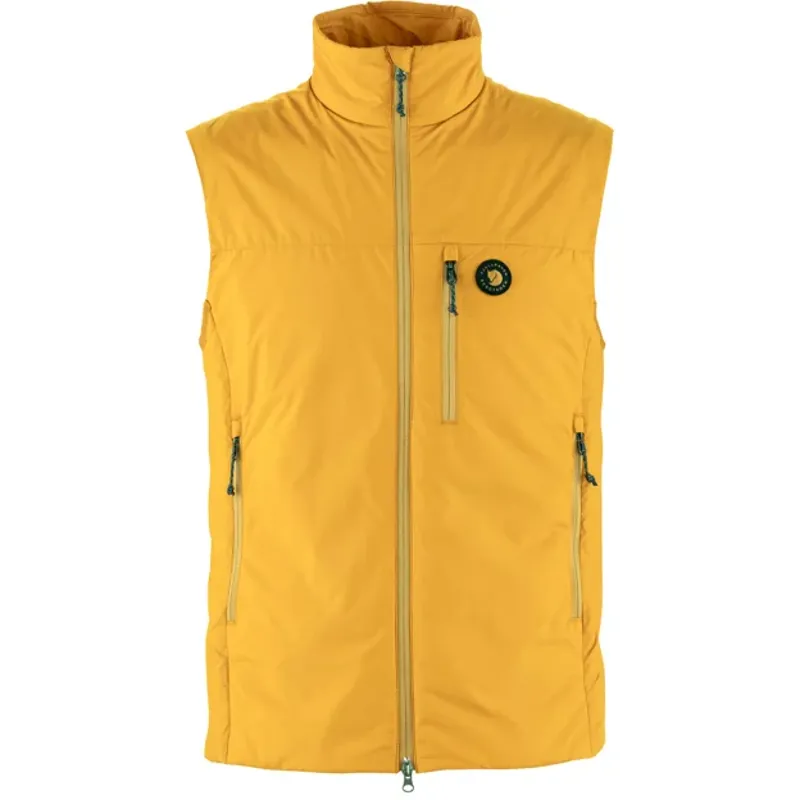 Fjallraven Men's Bergtagen 60 Insulated Vest - Mustard Yellow