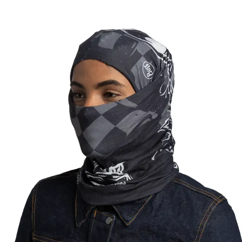 Buff Original EcoStretch Neckwear in Reit Black-3