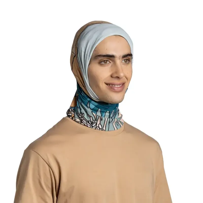 Buff CoolNet UV Neckwear in Nive Teal-10