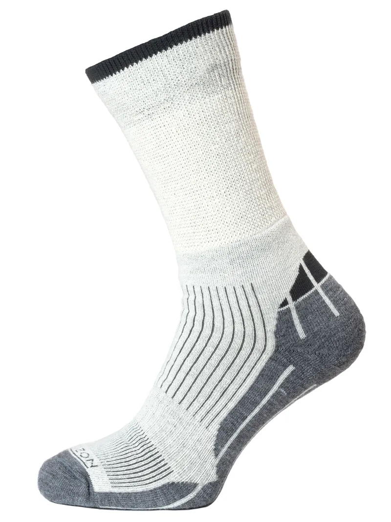 Horizon Performance Coolmax Hiker Sock Ecru/Grey