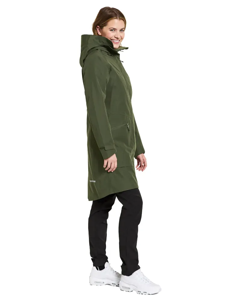 Didricksons Women's Ilma Parka 8 Deep Green-2