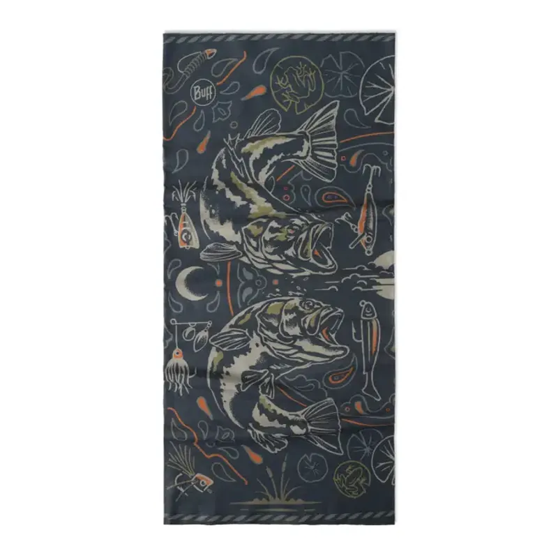 Buff CoolNet UV Neckwear in Largemouth Navy-1