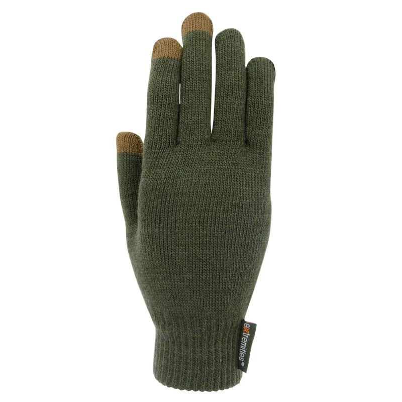 Thinny Touch Glove Khaki One Size