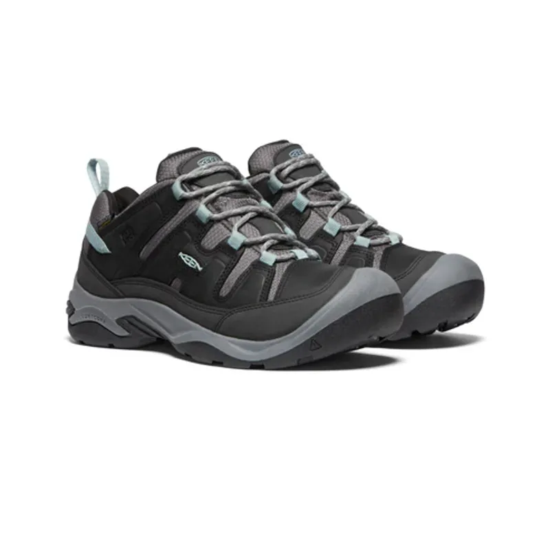 Keen Women's Circadia Waterproof Shoe Black/Cloud Blue-1