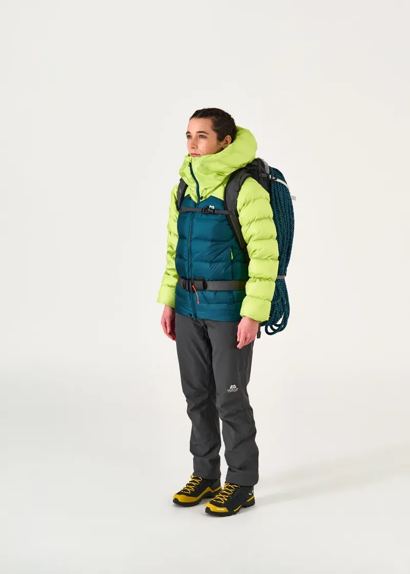 W's Mountain Equipment Sigma Jacket D Teal/Fresh Green-1