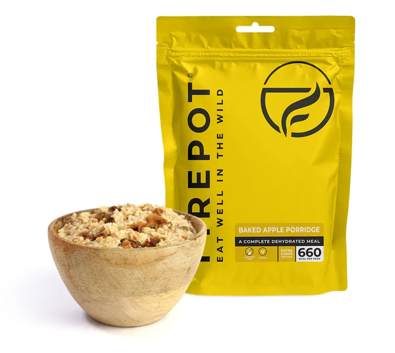 Firepot Dehydrated Food - Baked Apple Porridge Extra Large