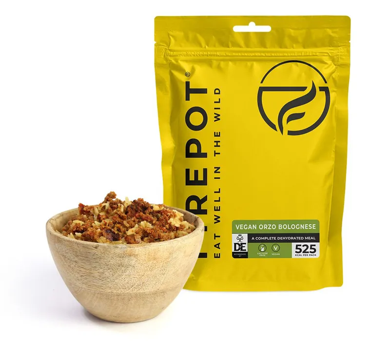 Firepot Dehydrated Food - Vegan Orzo Bolognese - Reg 135g