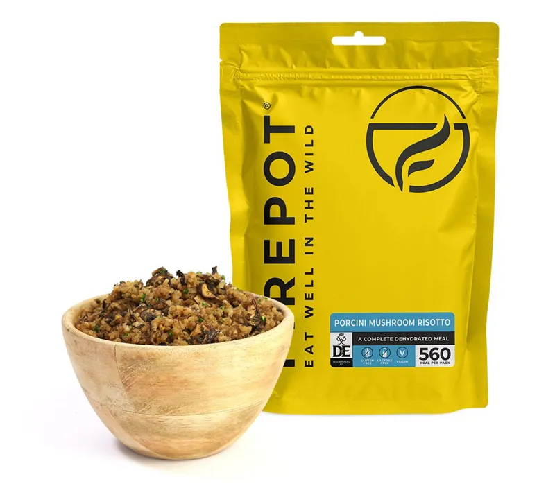 Firepot Dehydrated Food - Vegan Porcini Mushroom Risotto - Reg 135g