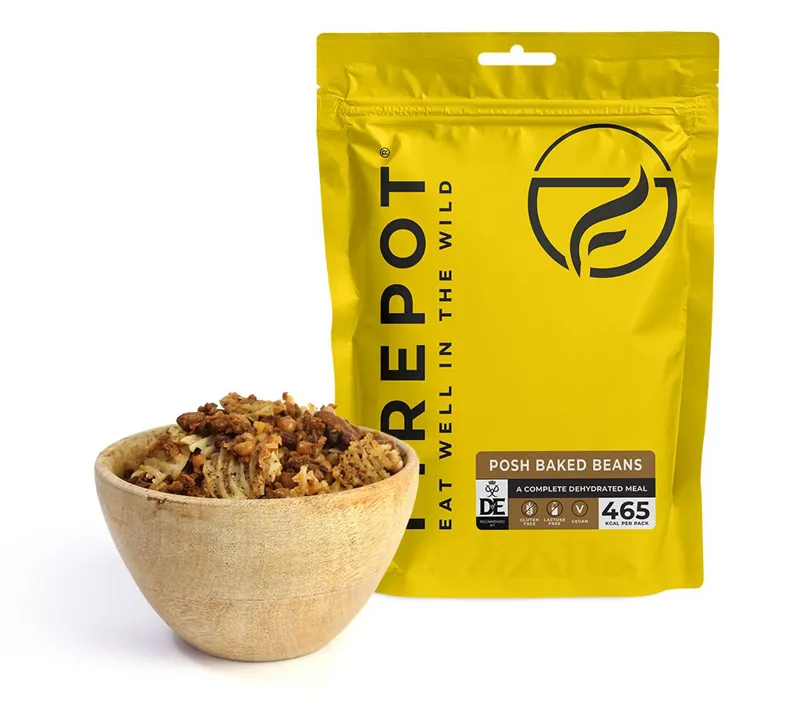 Firepot Dehydrated Food - Vegan Posh Baked Beans - Reg 135g