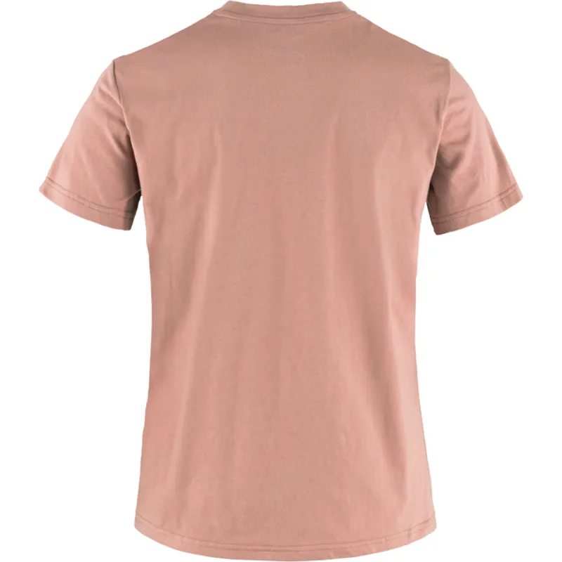 Fjallraven Women's Fox Boxy Logo Tee Dusty Rose-1