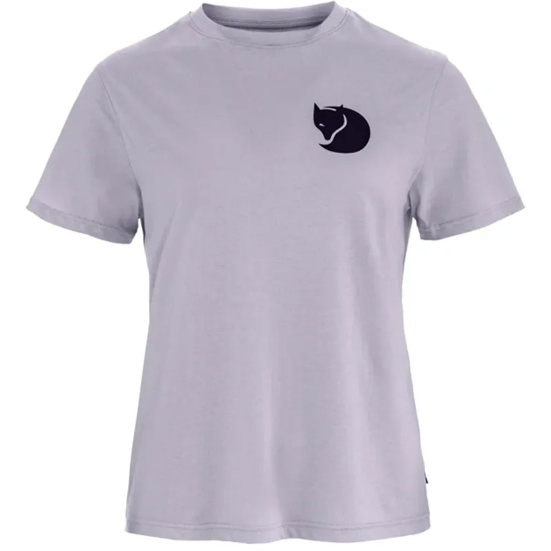 Fjallraven Women's Fox Boxy Logo Tee - Lavender Mist